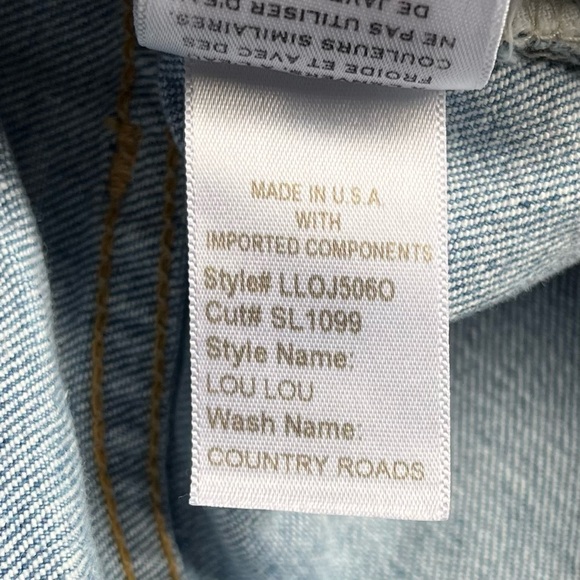 NEW SLVRLAKE Lou Lou Slim-fit Cropped Jeans size 28 Country Roads - Picture 6 of 11